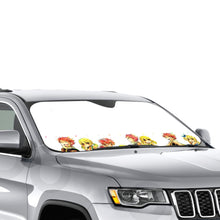 Load image into Gallery viewer, Fairy Tail Natsu Dragneel, Lucy Heartfilia  Car Sunshade