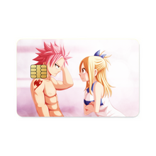 Load image into Gallery viewer, Fairy Tail Natsu Dragneel, Lucy Heartfilia Credit Card Skins (4-in-1 Pack)