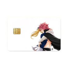 Load image into Gallery viewer, Fairy Tail Natsu Dragneel, Lucy Heartfilia Credit Card Skins (4-in-1 Pack)