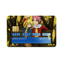 Load image into Gallery viewer, Fairy Tail Natsu Dragneel, Lucy Heartfilia Credit Card Skins (4-in-1 Pack)