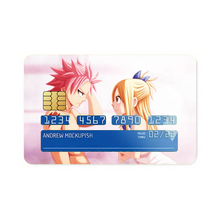 Load image into Gallery viewer, Fairy Tail Natsu Dragneel, Lucy Heartfilia Credit Card Skins (4-in-1 Pack)
