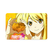 Load image into Gallery viewer, Fairy Tail Natsu Dragneel, Lucy Heartfilia Credit Card Skins (4-in-1 Pack)