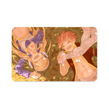 Load image into Gallery viewer, Fairy Tail Natsu Dragneel, Lucy Heartfilia Credit Card Skins (4-in-1 Pack)