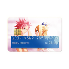 Load image into Gallery viewer, Fairy Tail Natsu Dragneel, Lucy Heartfilia Credit Card Skins (4-in-1 Pack)