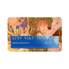 Load image into Gallery viewer, Fairy Tail Natsu Dragneel, Lucy Heartfilia Credit Card Skins (4-in-1 Pack)
