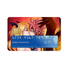 Load image into Gallery viewer, Fairy Tail Natsu Dragneel, Lucy Heartfilia Credit Card Skins (4-in-1 Pack)