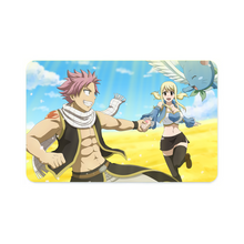 Load image into Gallery viewer, Fairy Tail Natsu Dragneel, Lucy Heartfilia, Happy Credit Card Skins (4-in-1 Pack)