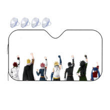 Load image into Gallery viewer, Fairy Tail Natsu Dragneel, Wendy Marvell, Gajeel Redfox  Car Sunshade