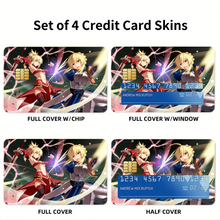 Load image into Gallery viewer, Fate/Apocrypha Saber Credit Card Skins (4-in-1 Pack)