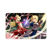 Load image into Gallery viewer, Fate/Apocrypha Saber Credit Card Skins (4-in-1 Pack)