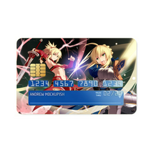 Load image into Gallery viewer, Fate/Apocrypha Saber Credit Card Skins (4-in-1 Pack)