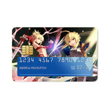 Load image into Gallery viewer, Fate/Apocrypha Saber Credit Card Skins (4-in-1 Pack)