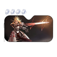 Load image into Gallery viewer, Fate/Apocrypha Saber Of Red Car Sunshade