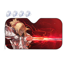 Load image into Gallery viewer, Fate/Apocrypha Saber Of Red Car Sunshade