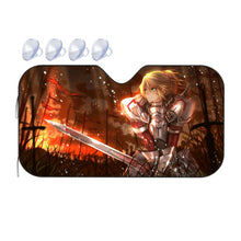Load image into Gallery viewer, Fate/Apocrypha Saber Of Red Car Sunshade