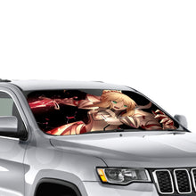 Load image into Gallery viewer, Fate/Apocrypha Saber Of Red Car Sunshade