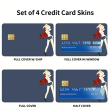 Load image into Gallery viewer, Fate/Apocrypha Saber, Saber Of Red Credit Card Skins (4-in-1 Pack)