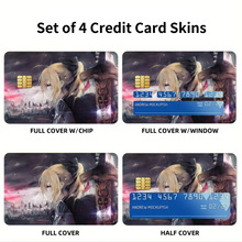 Load image into Gallery viewer, Fate/Stay Night Credit Card Skins (4-in-1 Pack)