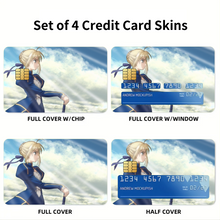 Load image into Gallery viewer, Fate/Stay Night Credit Card Skins (4-in-1 Pack)