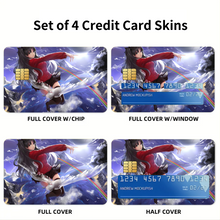 Load image into Gallery viewer, Fate/Stay Night Credit Card Skins (4-in-1 Pack)