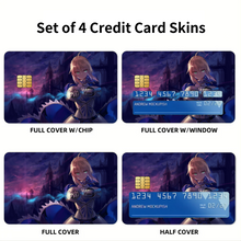 Load image into Gallery viewer, Fate/Stay Night Credit Card Skins (4-in-1 Pack)