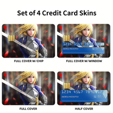 Load image into Gallery viewer, Fate/Stay Night Credit Card Skins (4-in-1 Pack)
