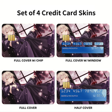 Load image into Gallery viewer, Fate/Stay Night Credit Card Skins (4-in-1 Pack)