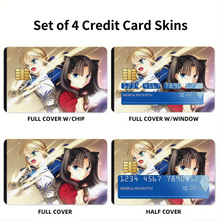 Load image into Gallery viewer, Fate/Stay Night Credit Card Skins (4-in-1 Pack)