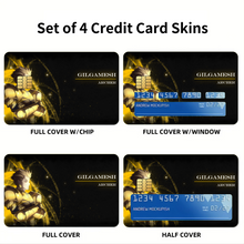 Load image into Gallery viewer, Fate/Zero Gilgamesh Credit Card Skins (4-in-1 Pack)