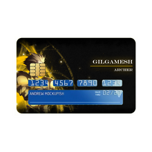 Load image into Gallery viewer, Fate/Zero Gilgamesh Credit Card Skins (4-in-1 Pack)