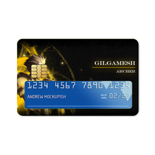 Load image into Gallery viewer, Fate/Zero Gilgamesh Credit Card Skins (4-in-1 Pack)