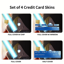Load image into Gallery viewer, Fire Force Arthur Boyle Credit Card Skins (4-in-1 Pack)