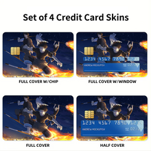 Load image into Gallery viewer, Fire Force Credit Card Skins (4-in-1 Pack)
