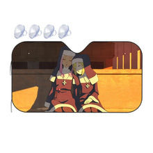 Load image into Gallery viewer, Fire Force Iris, Hibana  Car Sunshade