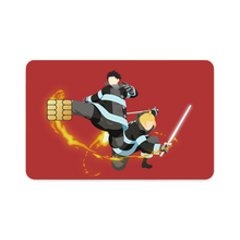 Load image into Gallery viewer, Fire Force Minimalistfor Desktop Credit Card Skins (4-in-1 Pack)