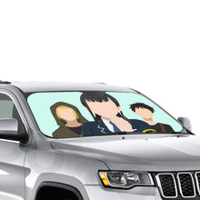 Load image into Gallery viewer, Fire Force Shinra Kusakabe, Arthur Boyle, Maki Oze Car Sunshade