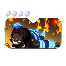 Load image into Gallery viewer, Fire Force Shinra Kusakabe Car Sunshade