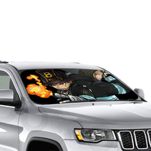 Load image into Gallery viewer, Fire Force Shinra Kusakabe Car Sunshade