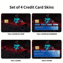 Load image into Gallery viewer, Fire Force Shinra Kusakabe Credit Card Skins (4-in-1 Pack)
