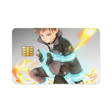 Load image into Gallery viewer, Fire Force Shinra Kusakabe Credit Card Skins (4-in-1 Pack)