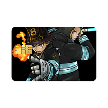 Load image into Gallery viewer, Fire Force Shinra Kusakabe Credit Card Skins (4-in-1 Pack)