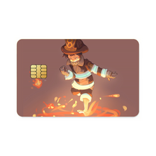 Load image into Gallery viewer, Fire Force Shinra Kusakabe Credit Card Skins (4-in-1 Pack)