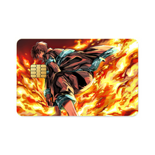 Load image into Gallery viewer, Fire Force Shinra Kusakabe Credit Card Skins (4-in-1 Pack)