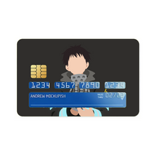 Load image into Gallery viewer, Fire Force Shinra Kusakabe Credit Card Skins (4-in-1 Pack)
