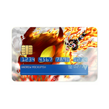 Load image into Gallery viewer, Fire Force Shinra Kusakabe Credit Card Skins (4-in-1 Pack)