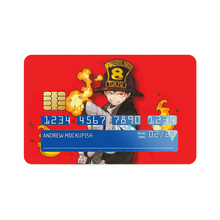 Load image into Gallery viewer, Fire Force Shinra Kusakabe Credit Card Skins (4-in-1 Pack)