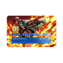Load image into Gallery viewer, Fire Force Shinra Kusakabe Credit Card Skins (4-in-1 Pack)