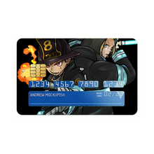 Load image into Gallery viewer, Fire Force Shinra Kusakabe Credit Card Skins (4-in-1 Pack)