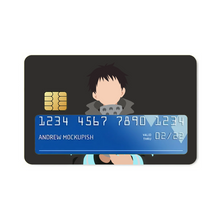 Load image into Gallery viewer, Fire Force Shinra Kusakabe Credit Card Skins (4-in-1 Pack)