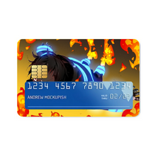 Load image into Gallery viewer, Fire Force Shinra Kusakabe Credit Card Skins (4-in-1 Pack)